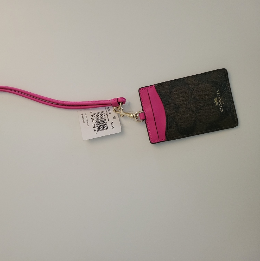 Coach wallet lanyard